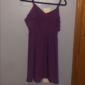 Purple Mid Dress